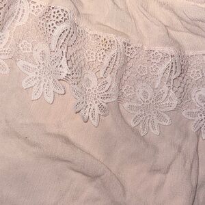 Chic Light Pink Lace Women's Camisole